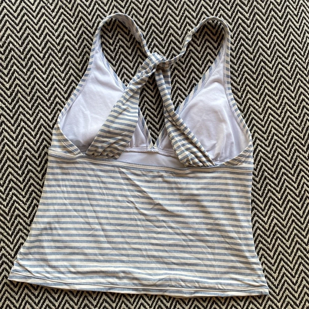 Two piece nautical stripe tankini set - Picture 5 of 7